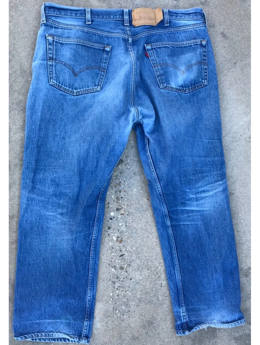 Vintage Levis XX  USA Made Blue Jeans Mens Denim 42x31 Red Tab 100% Cotton